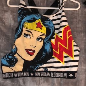 wonder woman crop top